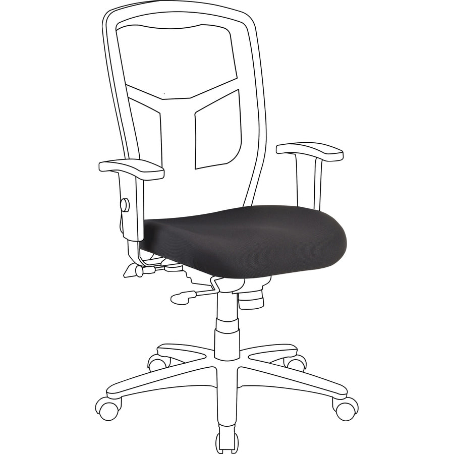 SEAT,LEATHER, BLACK