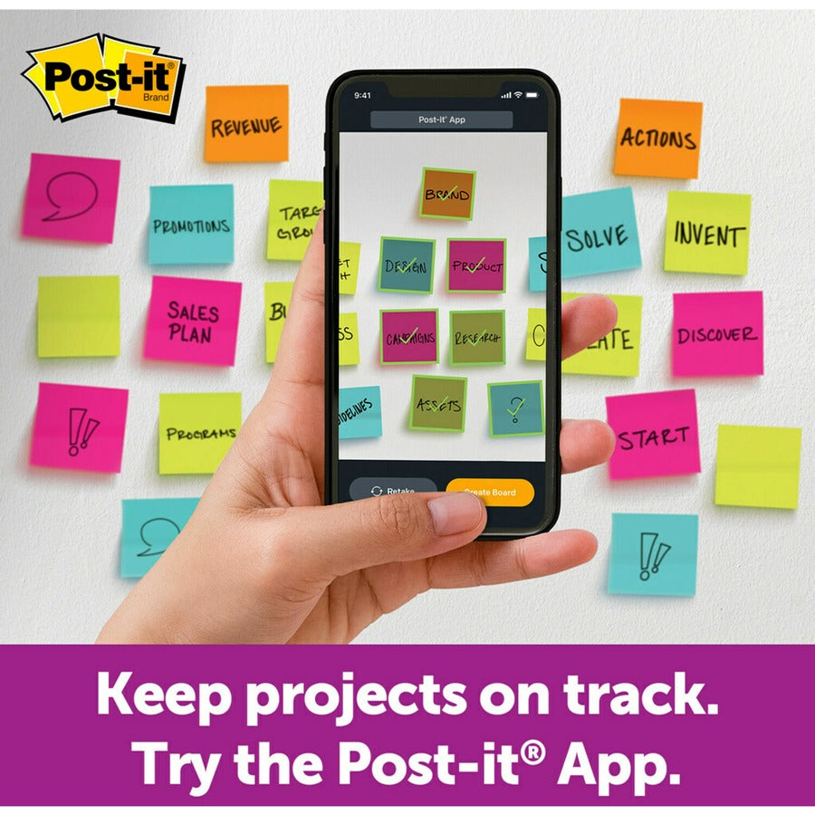 POST-IT B-NOTE 30sh 11x11 ORNG