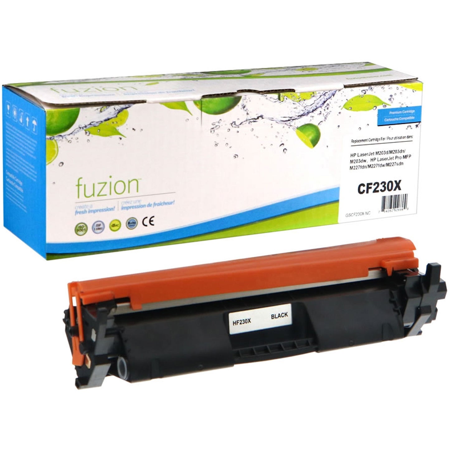 fuzion Remanufactured Toner Cartridge - Alternative for HP 30X - Black