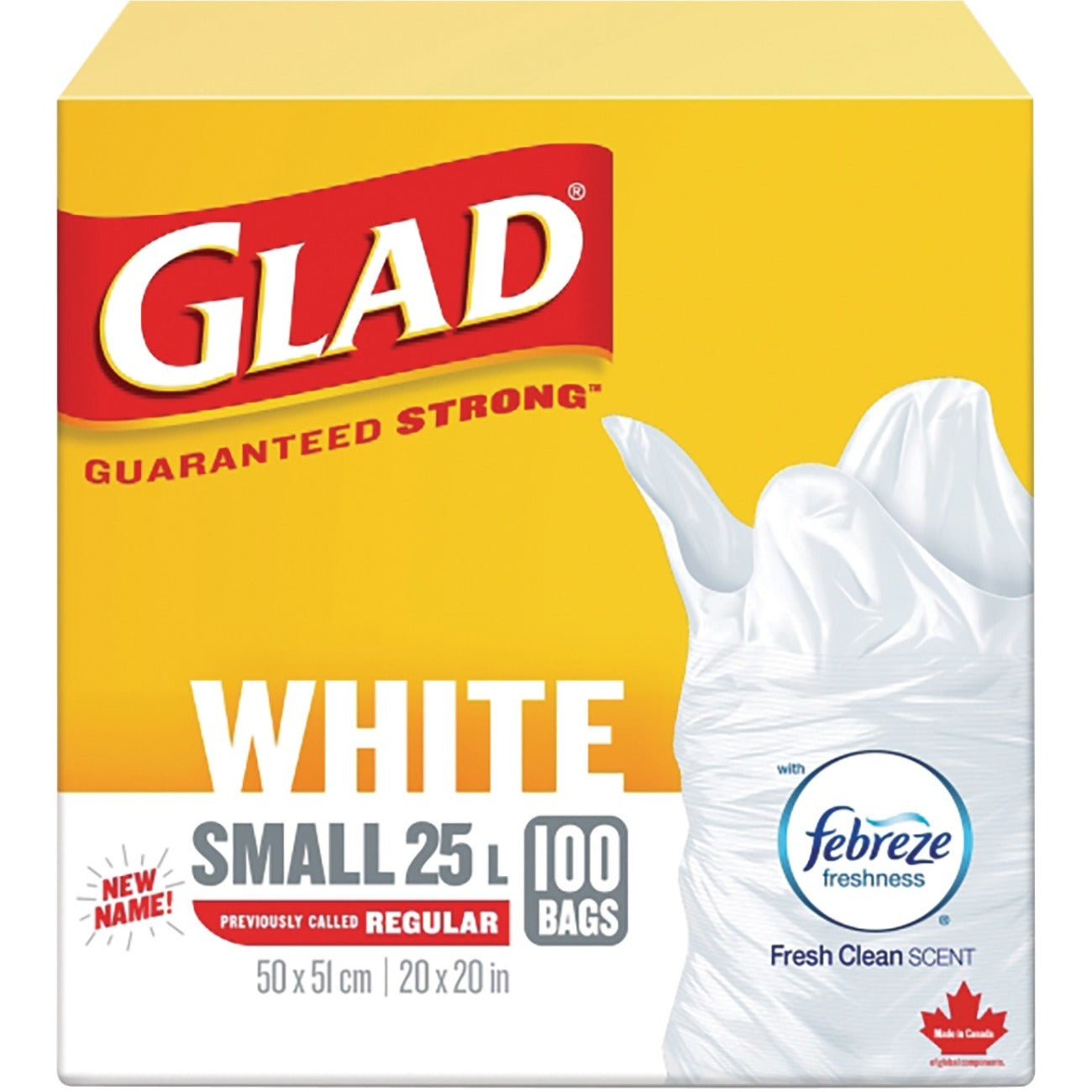 Glad Easy-Tie White Kitchen Catchers Bags