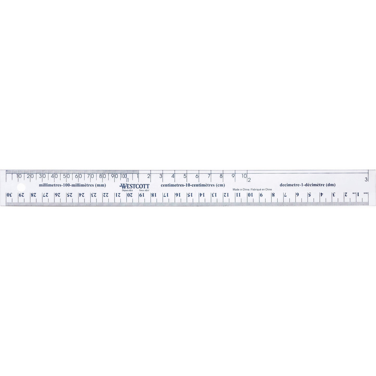 Westcott 30cm Flexible Vinyl Ruler