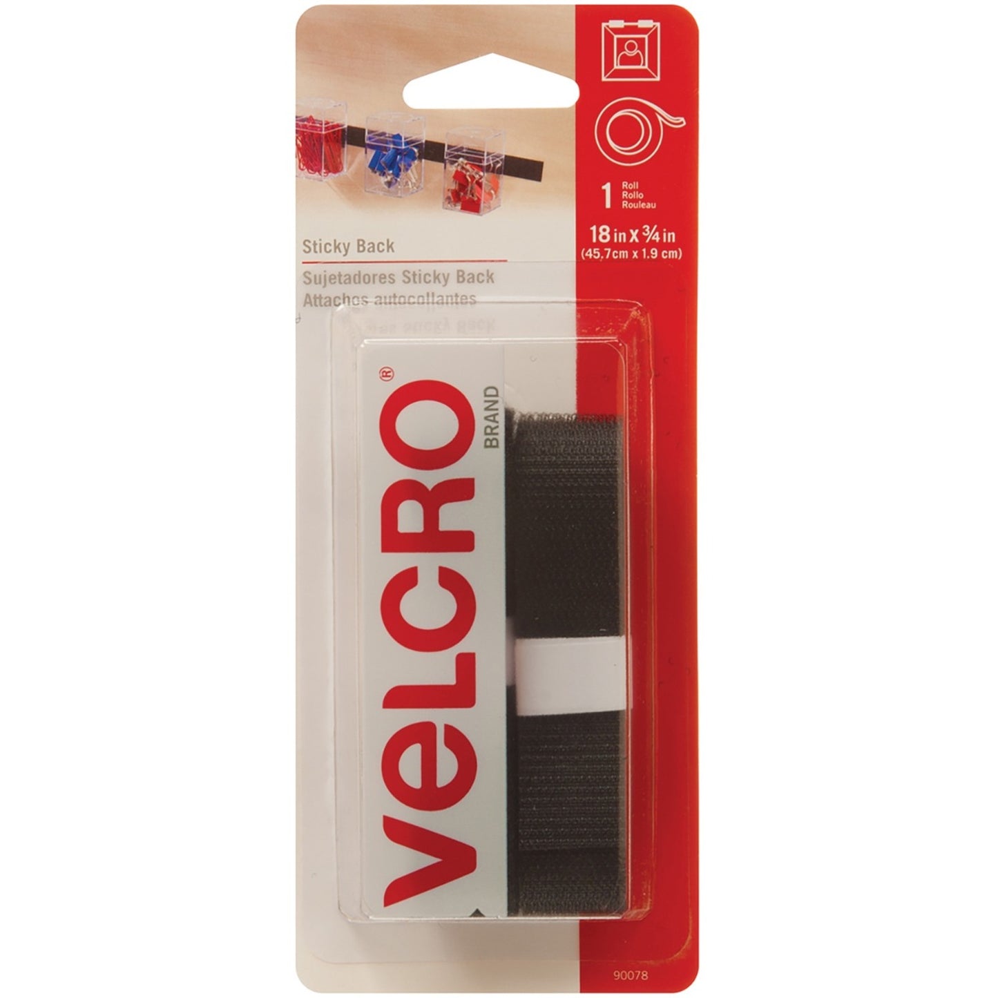 VELCRO® Self-Adhesive Strips