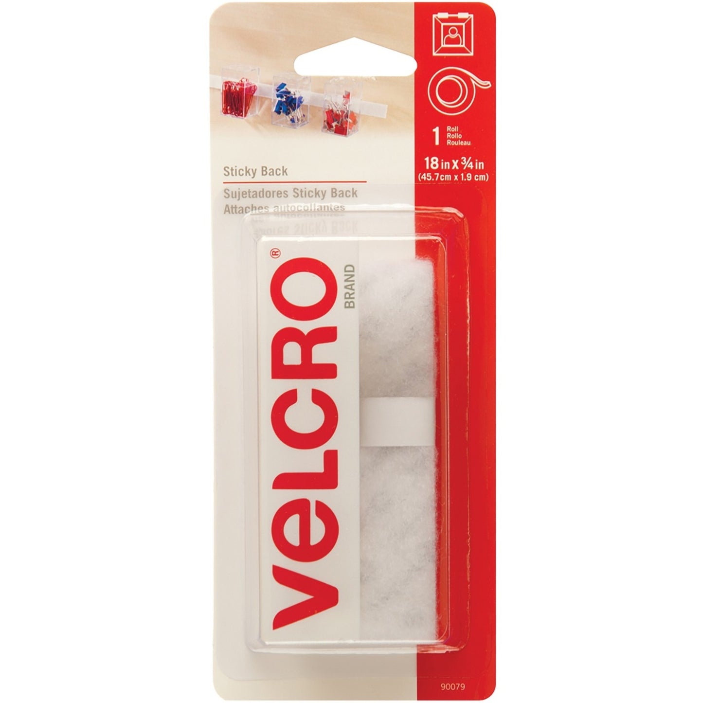 VELCRO® Self-Adhesive Strips