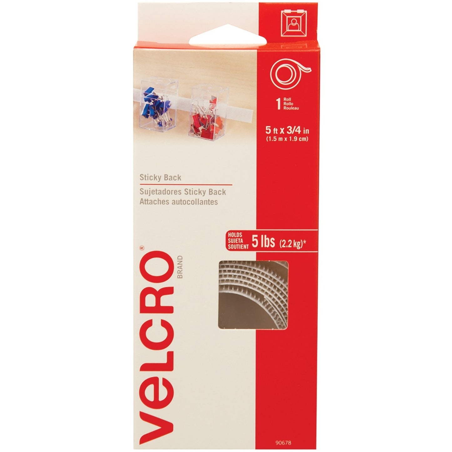 VELCRO® Self-Adhesive Strips