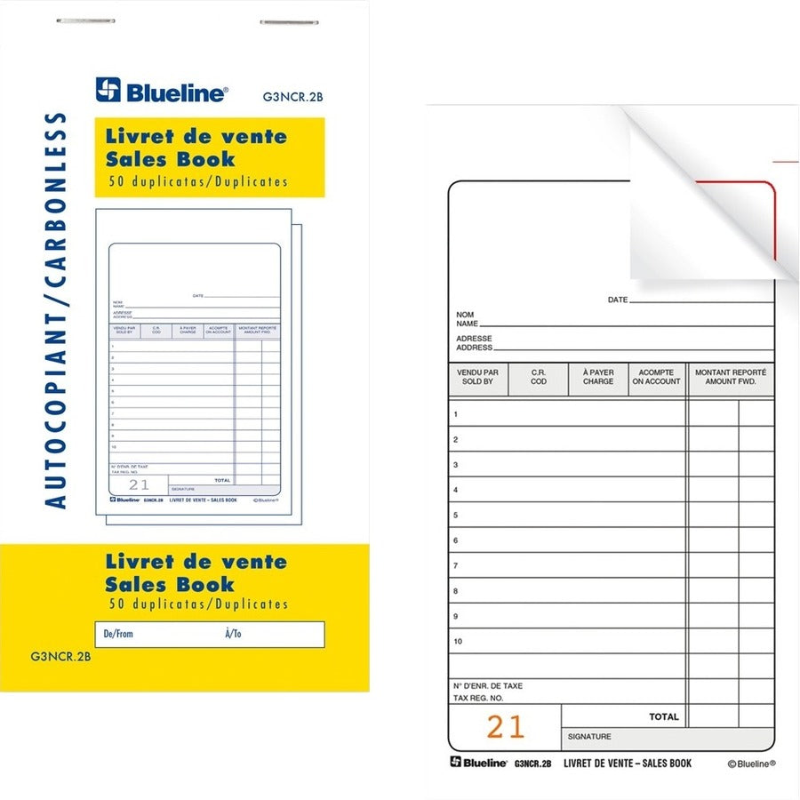 Blueline Sales Orders Book