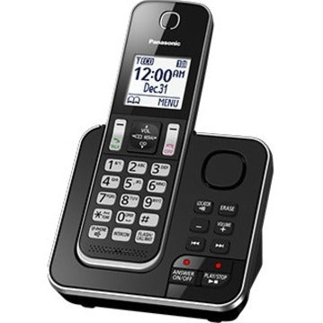 Panasonic KX-TGD390 DECT 6.0 1.93 GHz Cordless Phone - Black - KXTGD390B