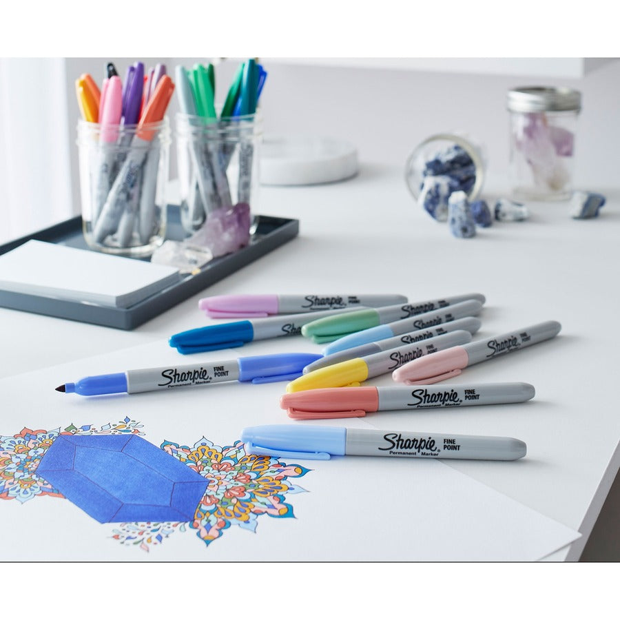 MARKR SHARPIE FINE ASST,65/BX