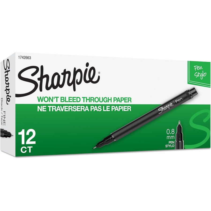 PEN SHARPIE O/S POROUS *BLACK