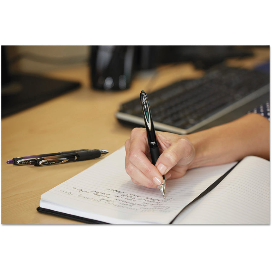 PEN RETRACT GEL SIGNO 207 BLK
