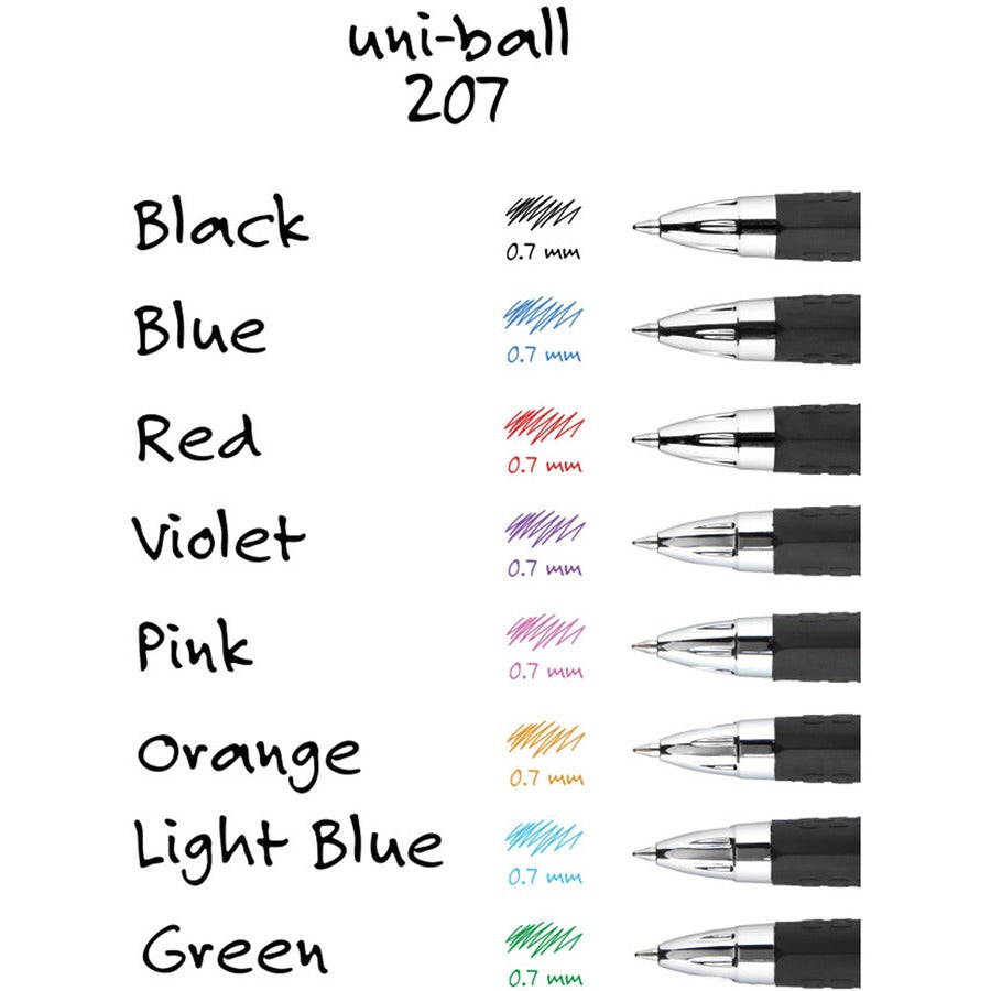 uni-ball 207 Retractable Gel Pens - 1921064