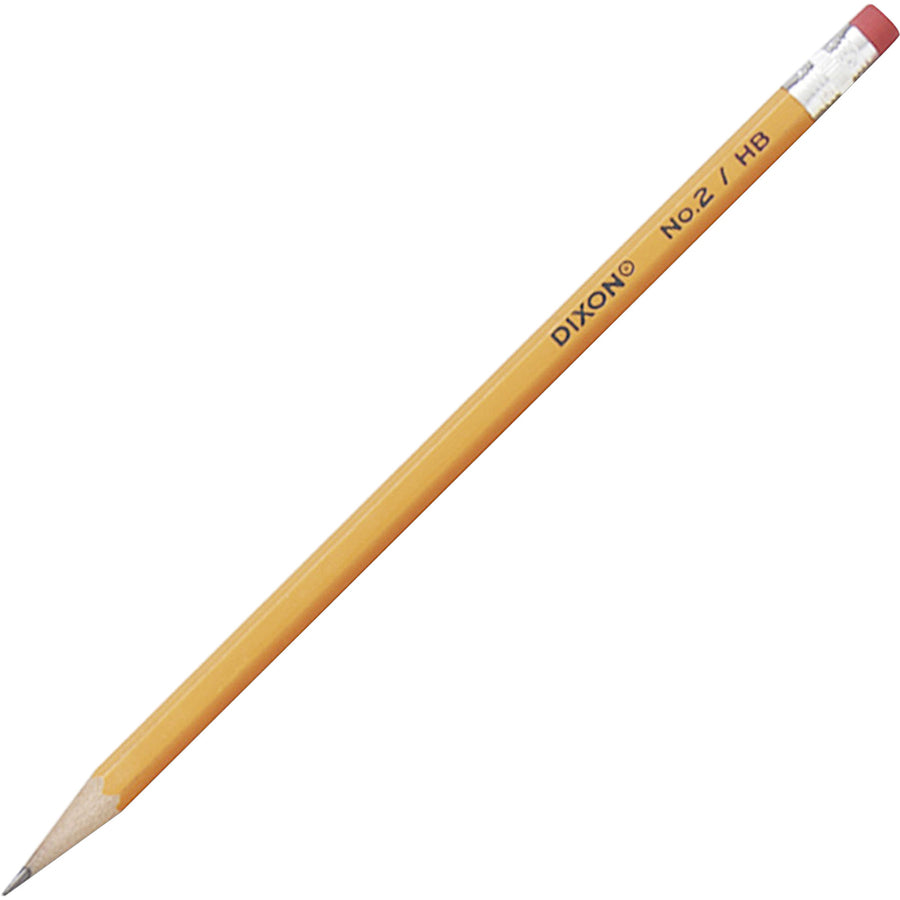 Dixon Woodcase No.2 Eraser Pencils - 14402