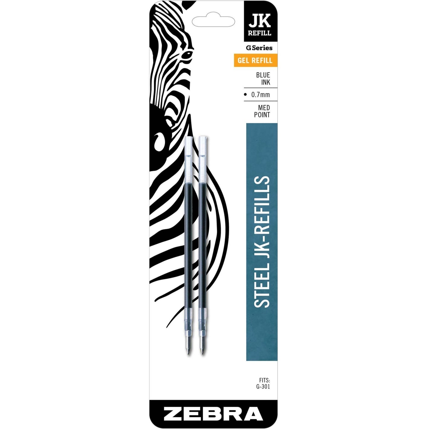 Zebra Pen G-301 JK Gel Stainless Steel Pen Refill