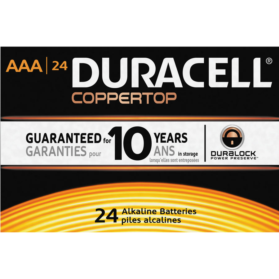 Duracell Coppertop Alkaline AAA Battery - MN2400 - MN2400BKD