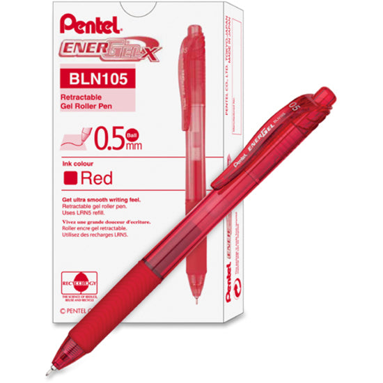 Pentel EnerGel-X Retractable Gel Pens - BLN105B