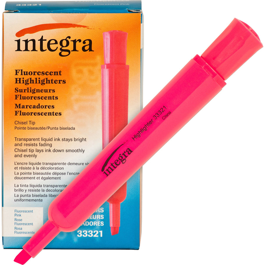 Integra Chisel Desk Liquid Highlighters - 33321