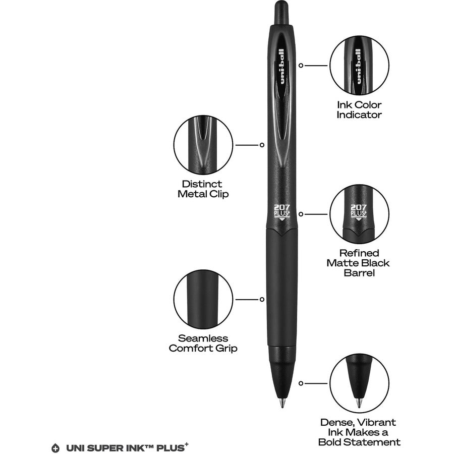 PEN GEL RETRACT.0.7mm*BLACK