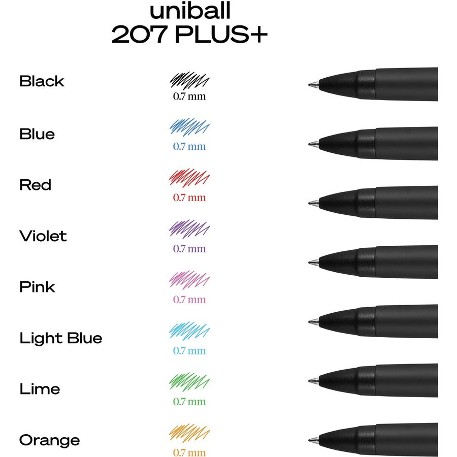 PEN GEL RETRACT.0.7mm*BLUE