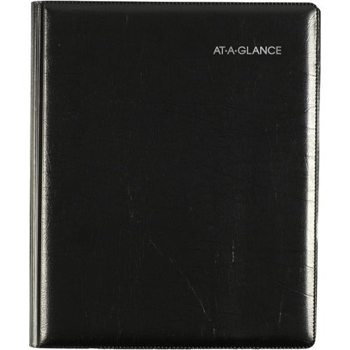 AT-A-GLANCE® DayMinder Executive Refillable Weekly/Monthly Planner, 7" x 8-3/4", Black, January To December 2022, G54500