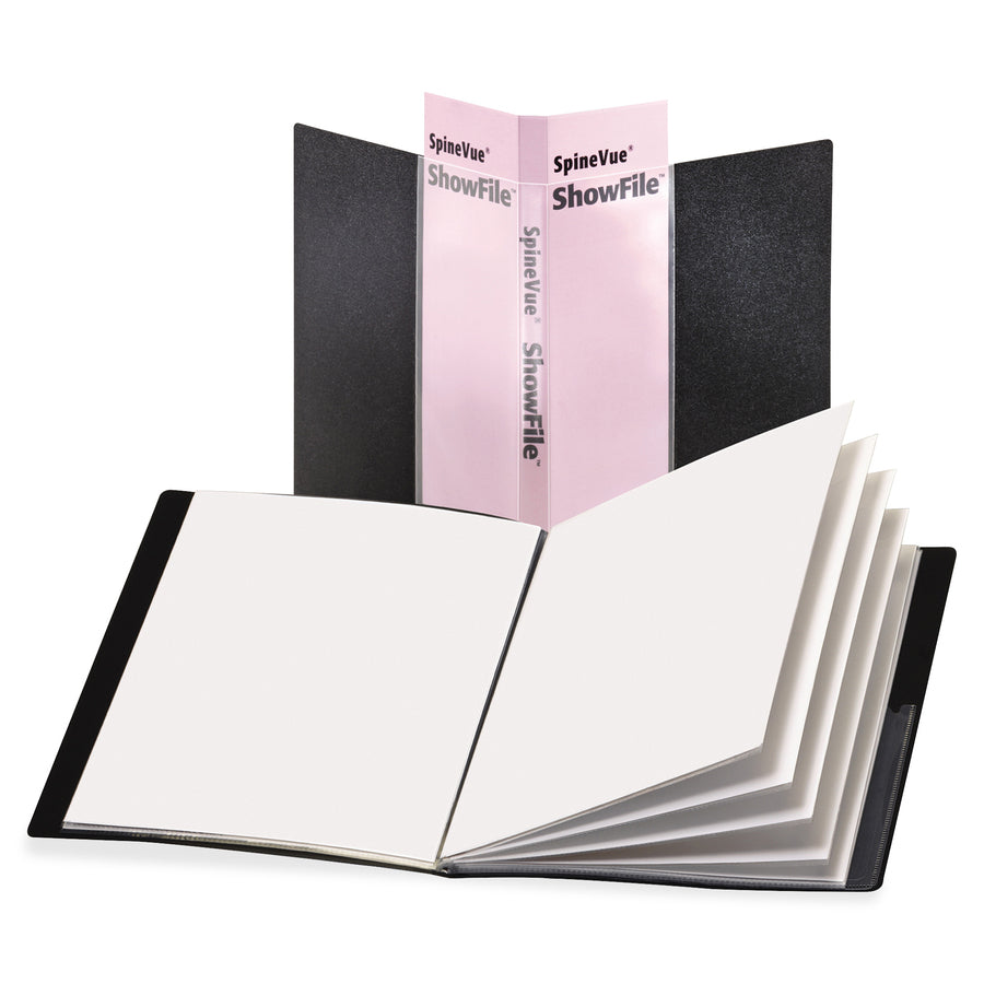 SHOWFILE SPINEVUE 12POCKT BLCK
