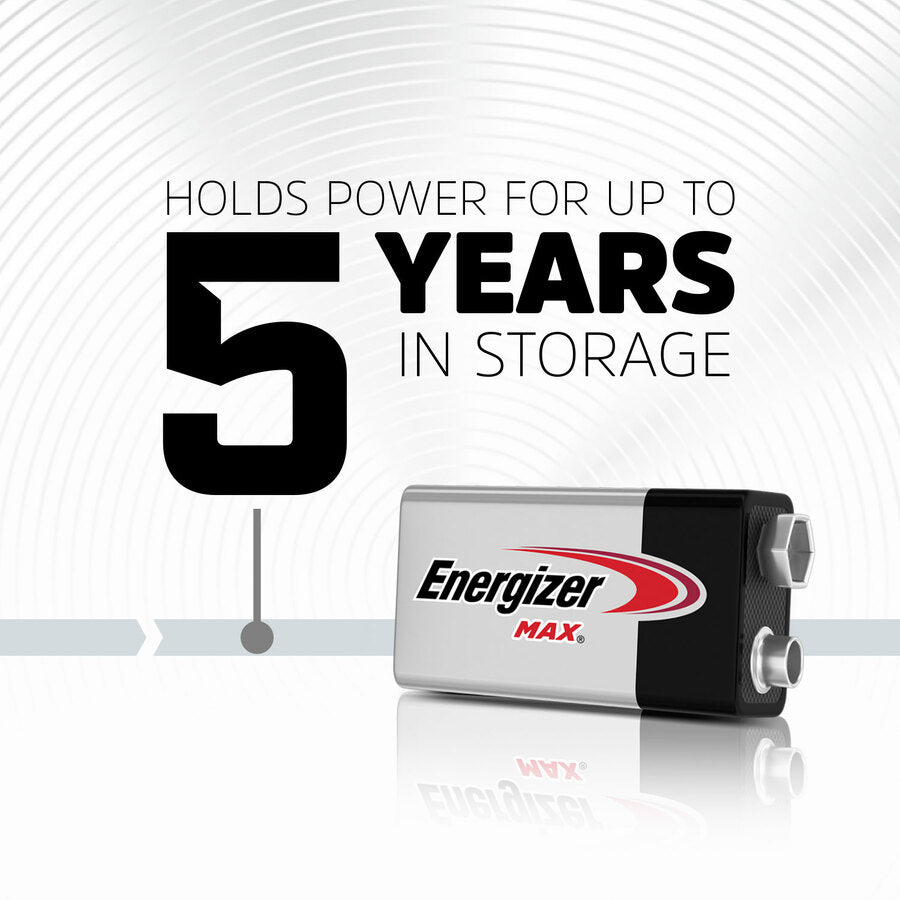 BATTERY, ALKLN 9 VOLT * 2/PK