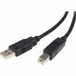 StarTech.com High Speed Certified USB 2.0 - USB cable - 4 pin USB Type A (M) - 4 pin USB Type B (M) - 3 m ( USB / Hi-Speed USB )