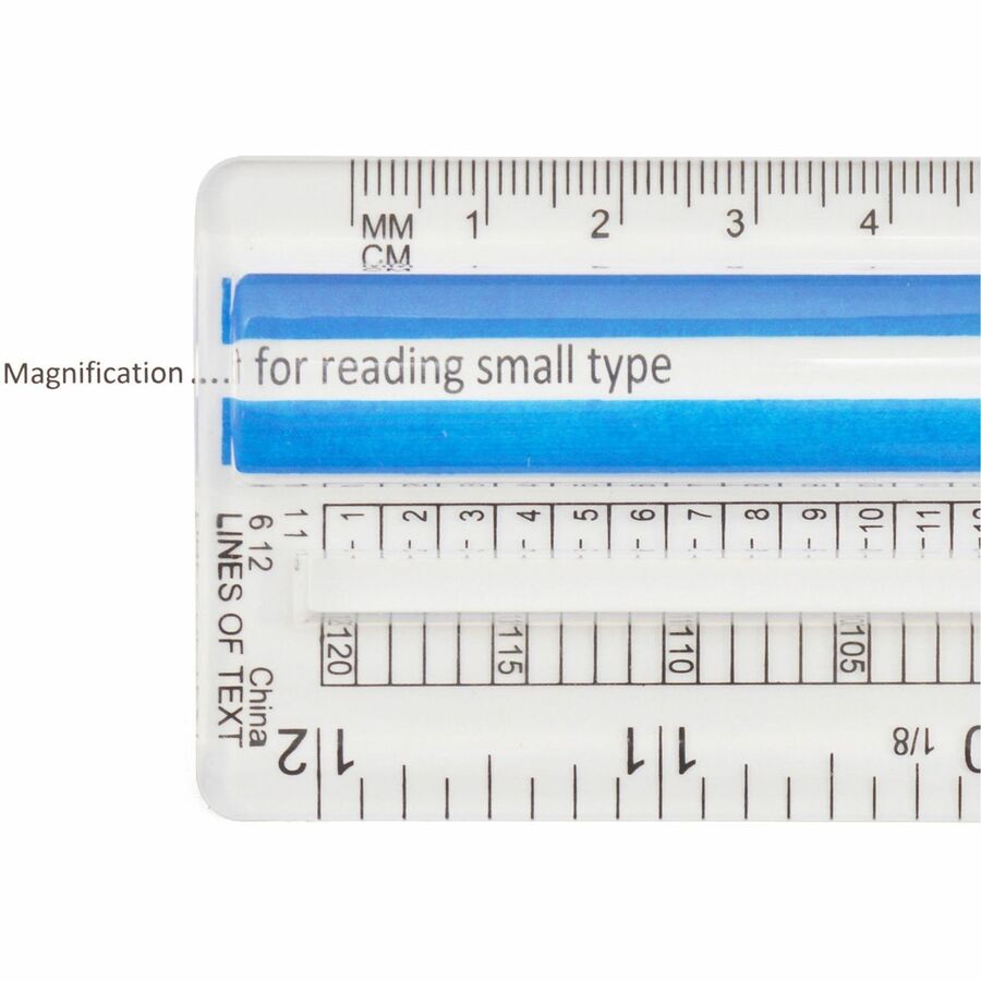 Westcott Magnifying Computer Printout Rulers - 40711