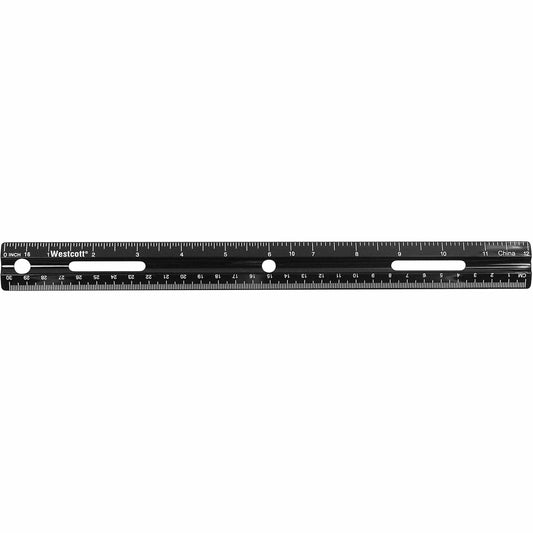 Westcott KleenEarth 30cm/12" Antimicrobial Plastic Ruler