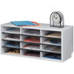 Fellowes 12-Compartment Sorter Literature Organizer - 25004