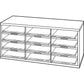Fellowes 12-Compartment Sorter Literature Organizer - 25004