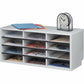 Fellowes 12-Compartment Sorter Literature Organizer - 25004