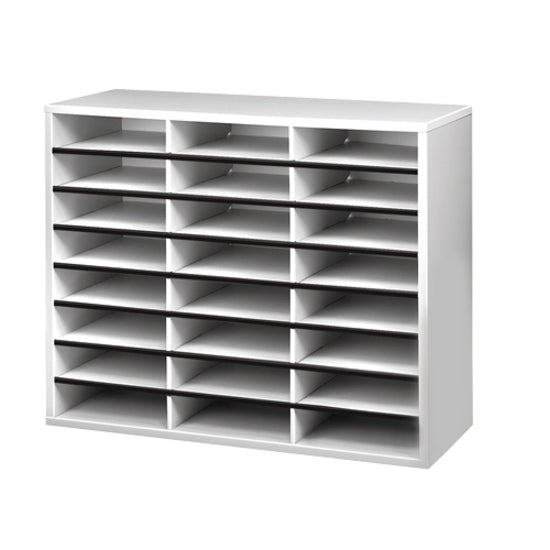 Fellowes 24-Compartment Sorter Literature Organizer - 25041