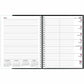 Brownline 2026 Pre-Vu 12-Month Weekly Planner - January to December - 11" x 8-1/2" - Black - English - CB925BLK
