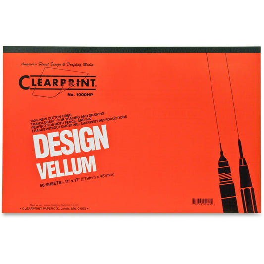Clearprint Design Vellum Pad - Tabloid