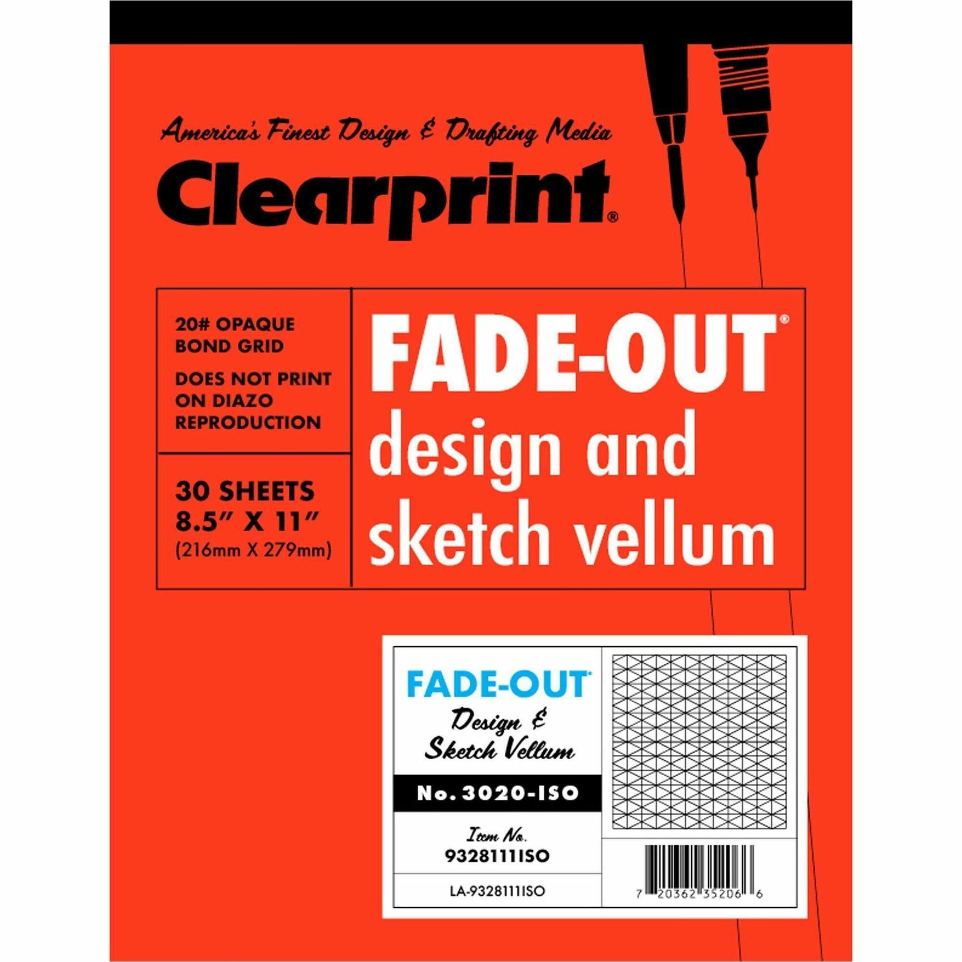 Clearprint Isometric Grid Paper Pad - Letter