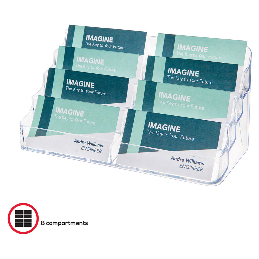Deflecto Business Card Holder - 70801