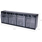 Deflecto Tilt Bin Interlocking Multi-Bin Storage Organizer - 20404OP