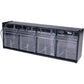 Deflecto Tilt Bin Interlocking Multi-Bin Storage Organizer - 20404OP