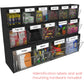 Deflecto Tilt Bin Interlocking Multi-Bin Storage Organizer - 20404OP