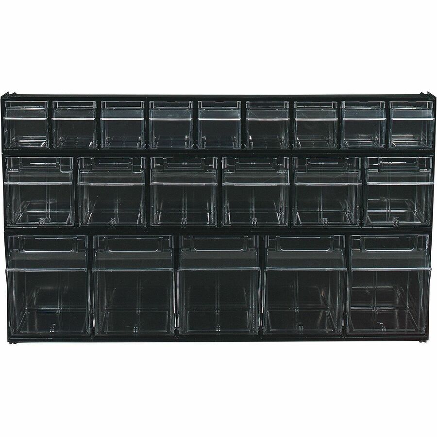 Deflecto Tilt Bin Interlocking Multi-Bin Storage Organizer - 20504OP
