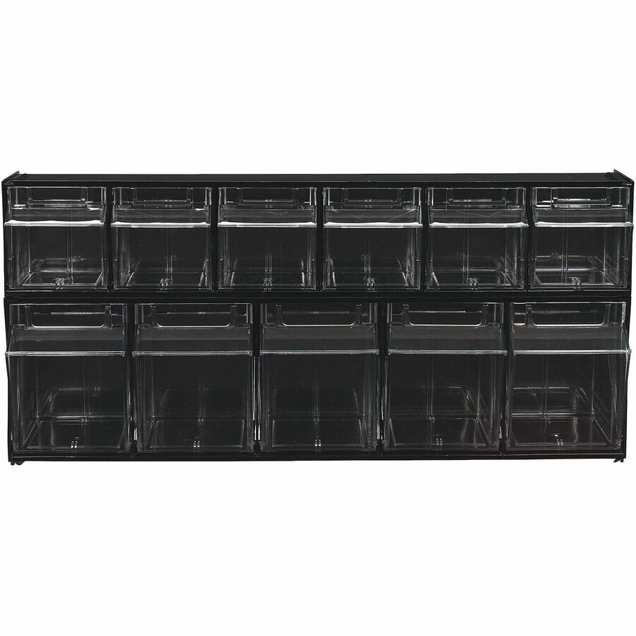 Deflecto Tilt Bin Interlocking Multi-Bin Storage Organizer - 20504OP