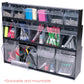 Deflecto Tilt Bin Interlocking Multi-Bin Storage Organizer - 20504OP