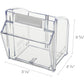 Deflecto Tilt Bin Interlocking Multi-Bin Storage Organizer - 20604OP