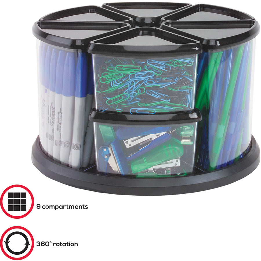 Deflecto Carousel Storage Organizer - 39010104