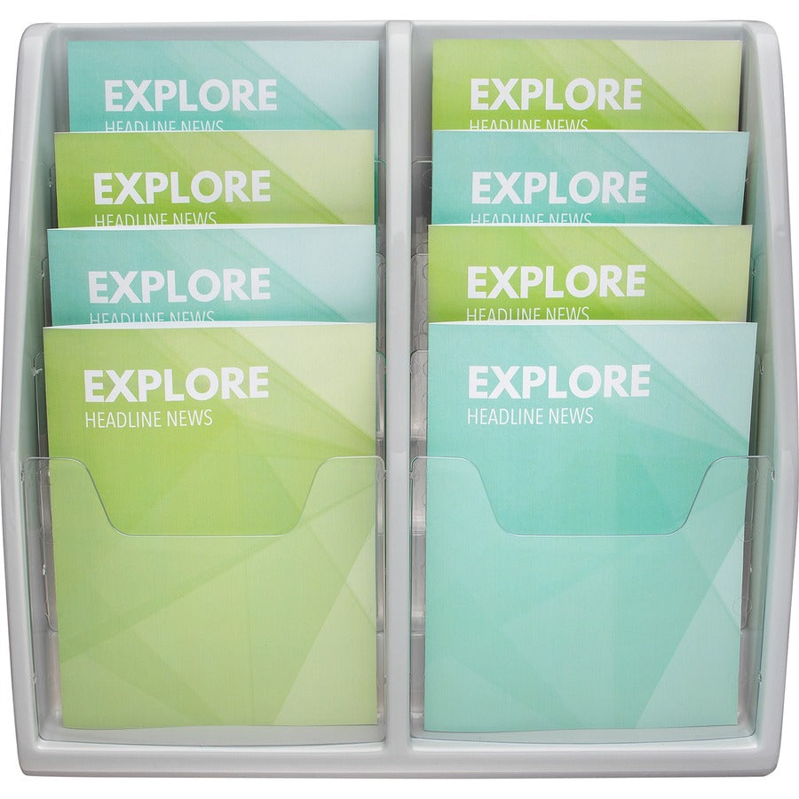 Deflecto Multi-Compartment Literature Display - 52209