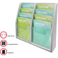 Deflecto Multi-Compartment Literature Display - 52209