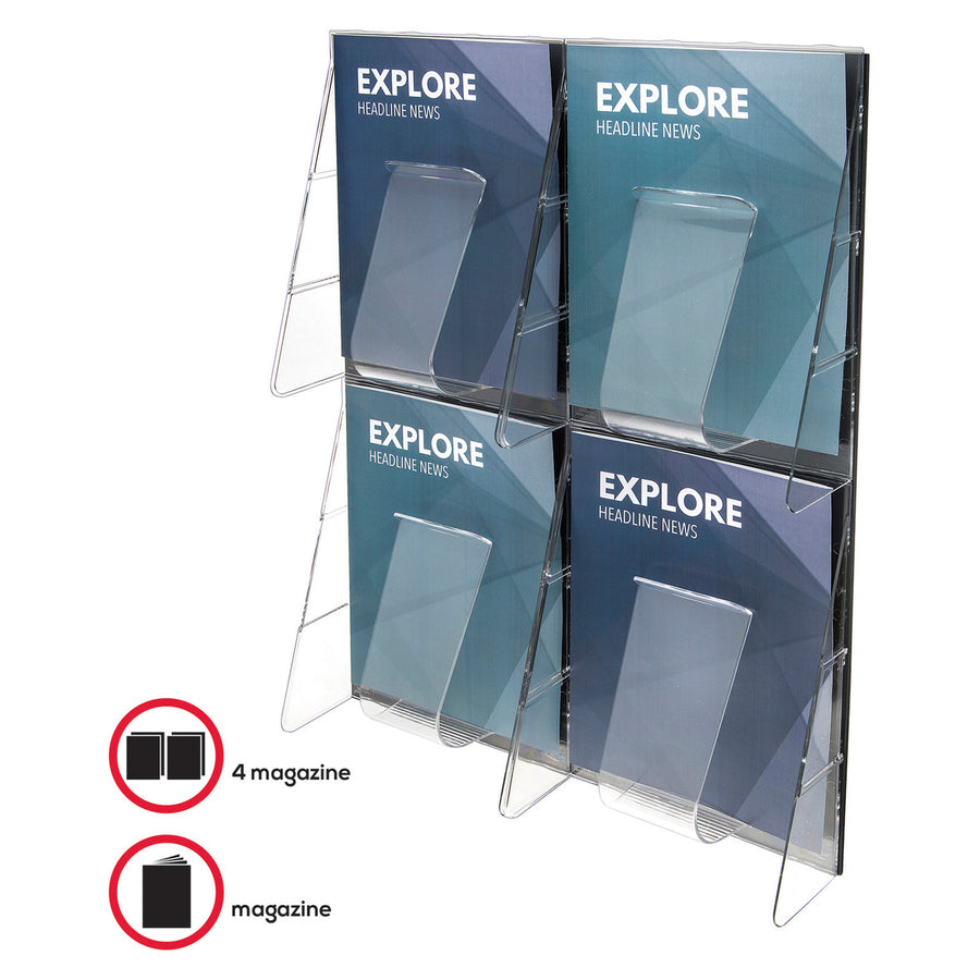 Deflecto Stand-Tall Preassembled Wall System - 56001