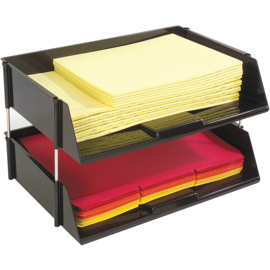 Deflecto Industrial Tray Side-Load Stacking Tray - 582704