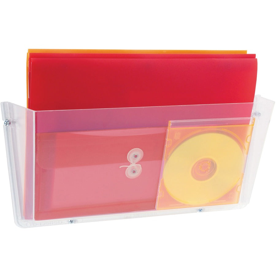 Deflecto Unbreakable Plastic Wall Pockets - 64301