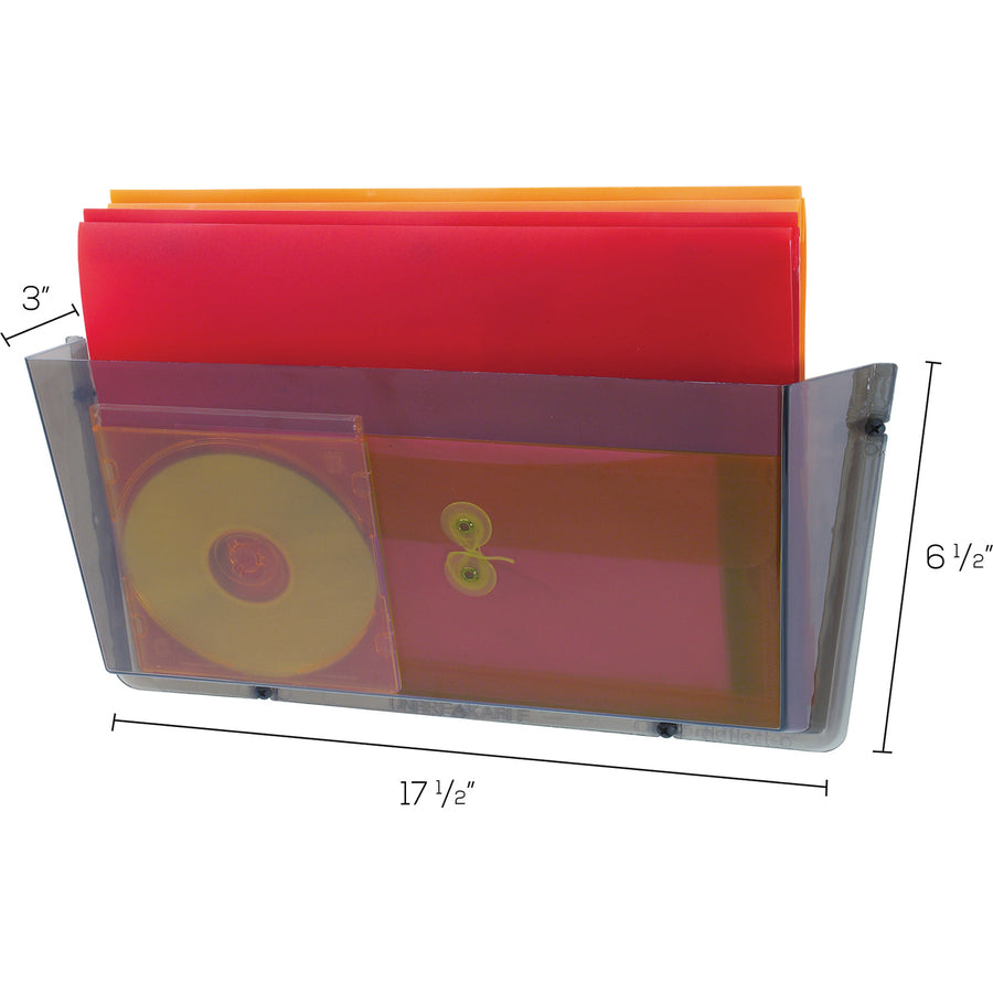 Deflecto Unbreakable Plastic Wall Pockets - 64302