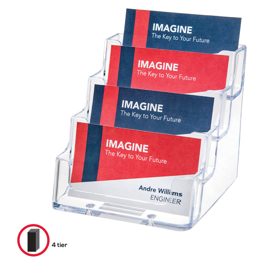 Deflecto Business Card Holder - 70841